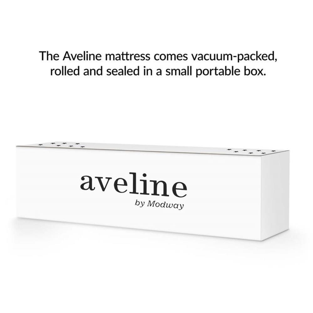 Modway Aveline 6″ Modern Style Memory Foam Narrow Twin Mattress in White