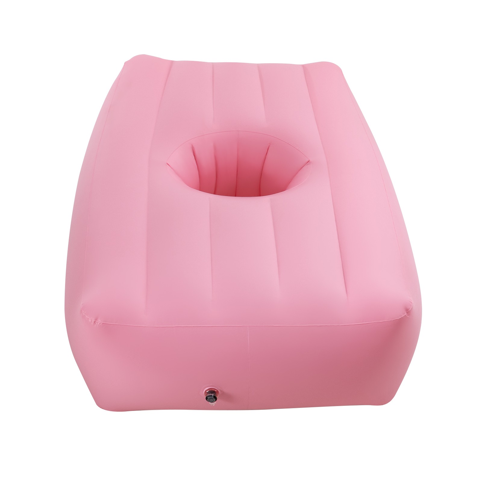 PVC BBL Bed with Hole, Inflatable BBL Bed After Surgery Recovery Mattress Pink