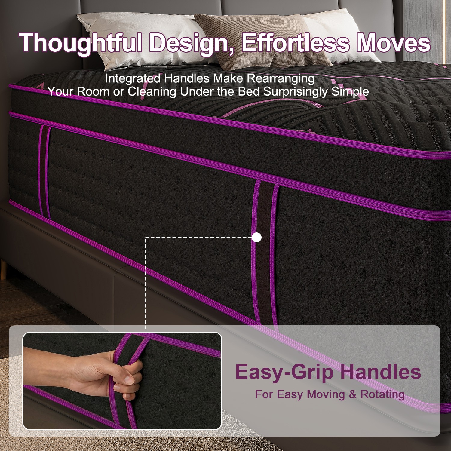 12″ 14″Twin Full Queen King Size Gel Memory Foam Spring Mattress In A Box