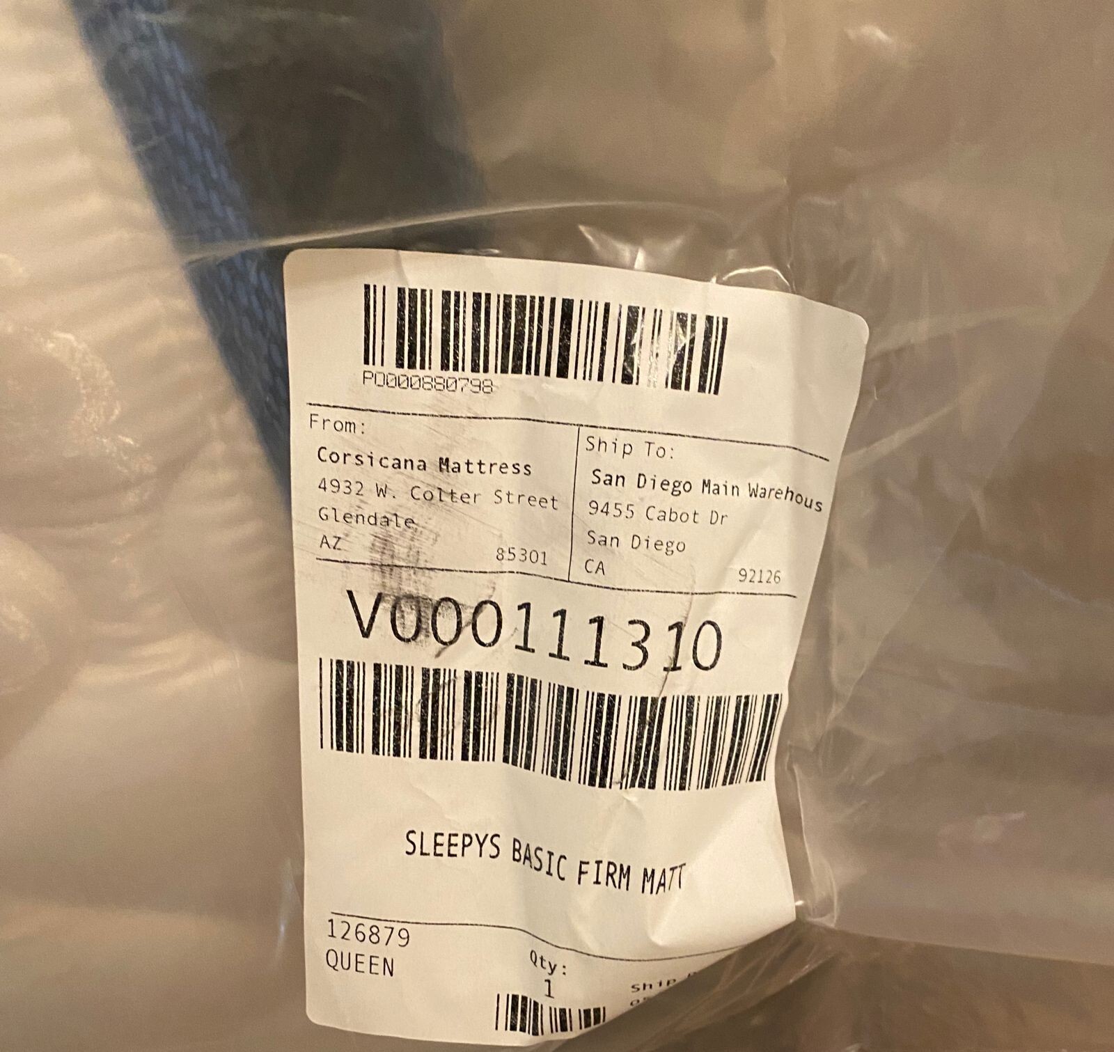 mattress bed brand new unopened firm comfortable sleepys queen