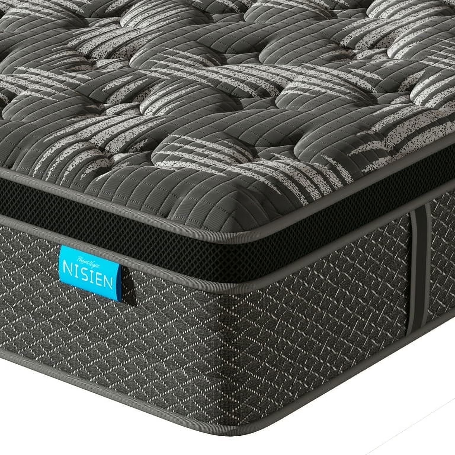 14″ QUEEN Colchon Gel Memory Foam Hibrido Cama Queen Mattress Hybrid Medium Bed
