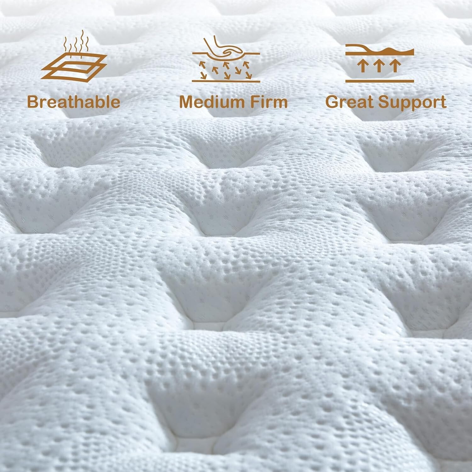 King Size Mattress, 14 Inch King Size Memory Foam Mattres in A Box for Comfort S