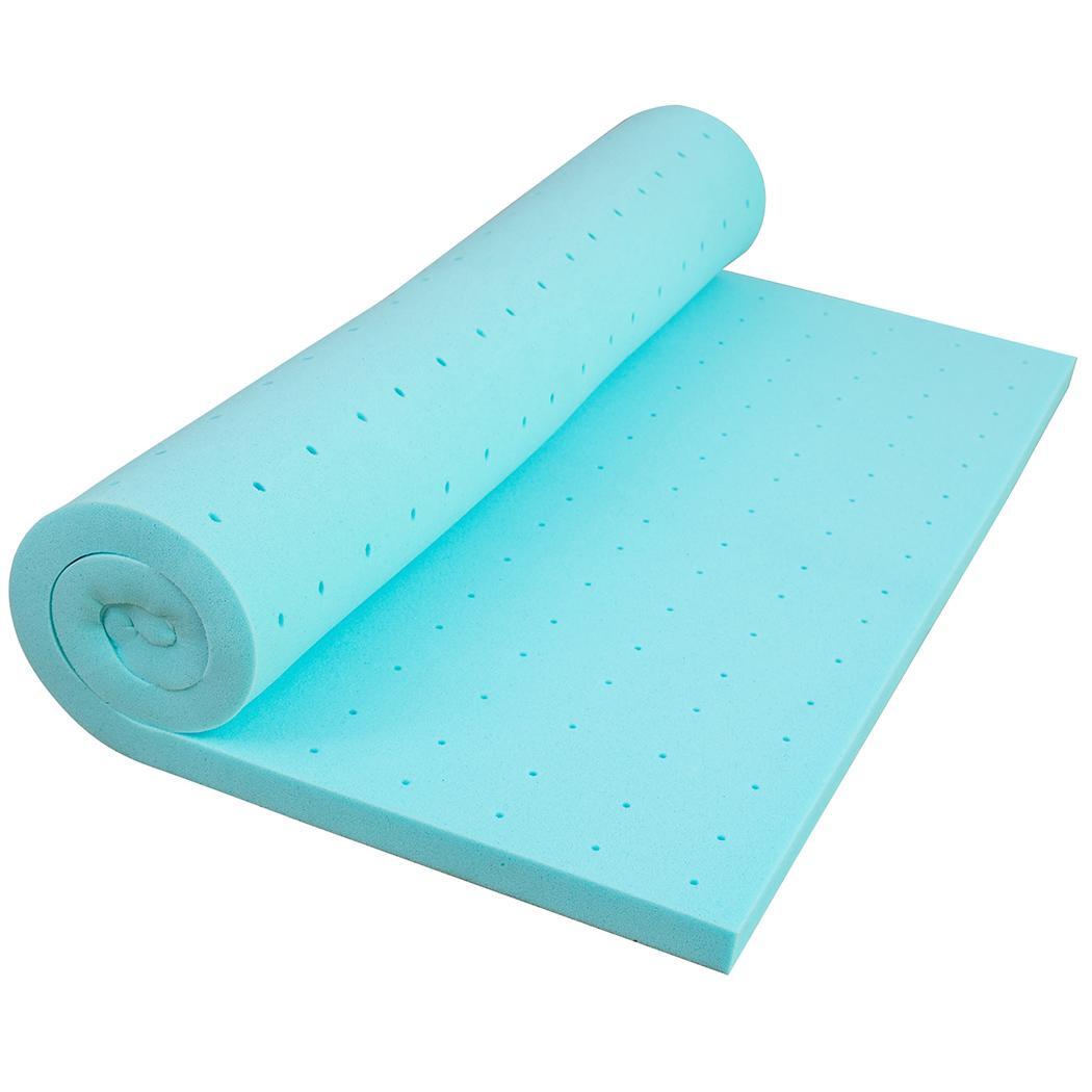 Memory Foam Mattress Topper-2” 3” Gel Infused Ventilated Design Mattress Pad
