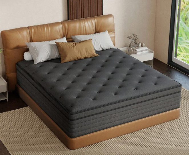 Queen 8″ Gel Memory Foam Hybrid Mattress Medium Firm High Rebound Bed