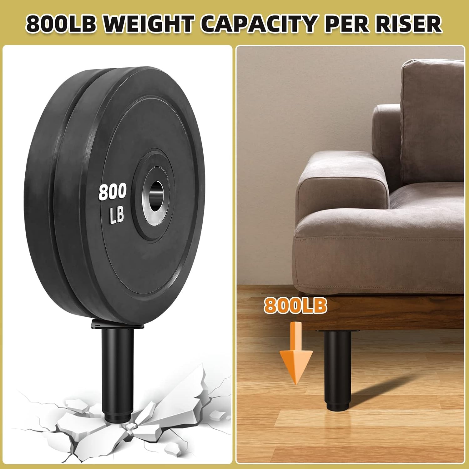 5″-9″ Metal Adjustable Furniture Legs,Adjustable Height Replacement Legs