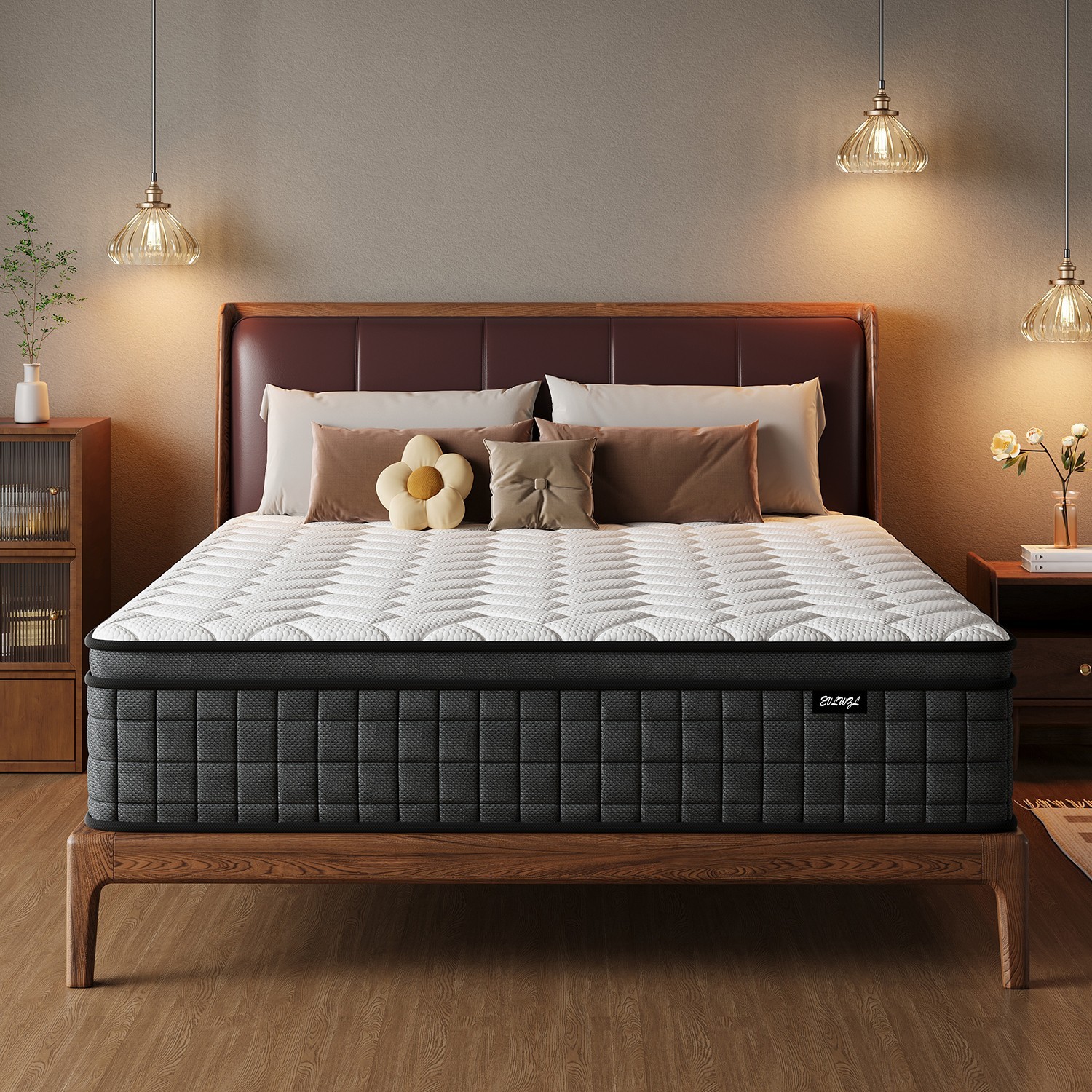 10″12″Twin Full Queen King Size Gel Memory Foam Mattress in a Box, Made in USA