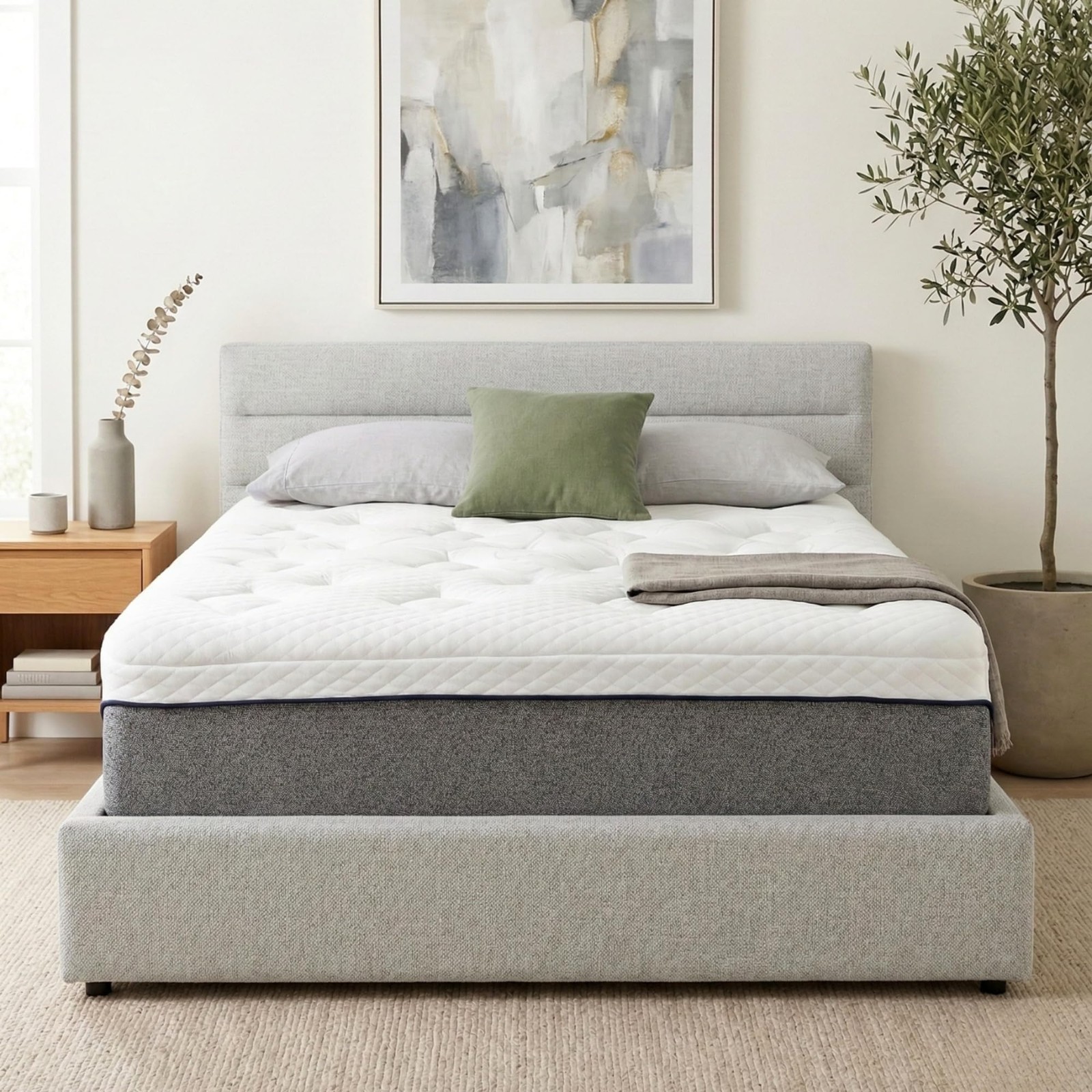 Primo International Divine Ultra Plush 13in Polyurethane Full Mattress in White