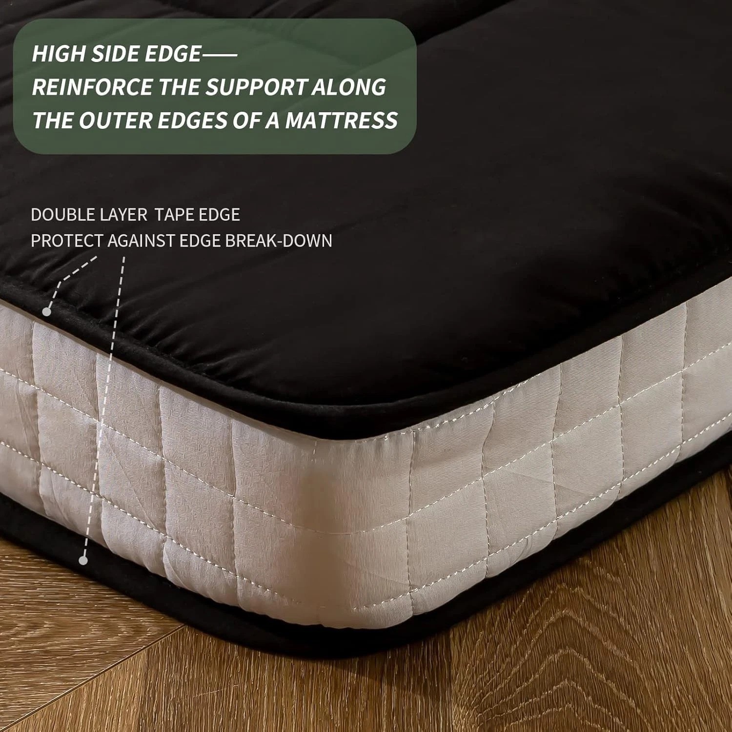 Futon Mattress, Padded Japanese Floor Mattress Quilted Mattress Topper, Extra…