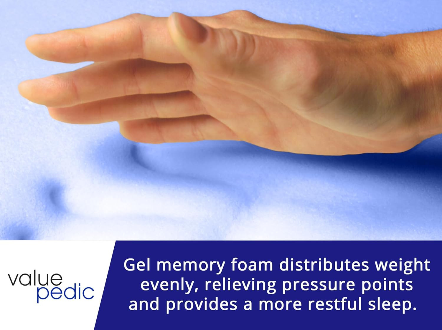 Twin Size 8-Inch Gel Memory Foam Mattress, Comfortable with Pressure Relieving E