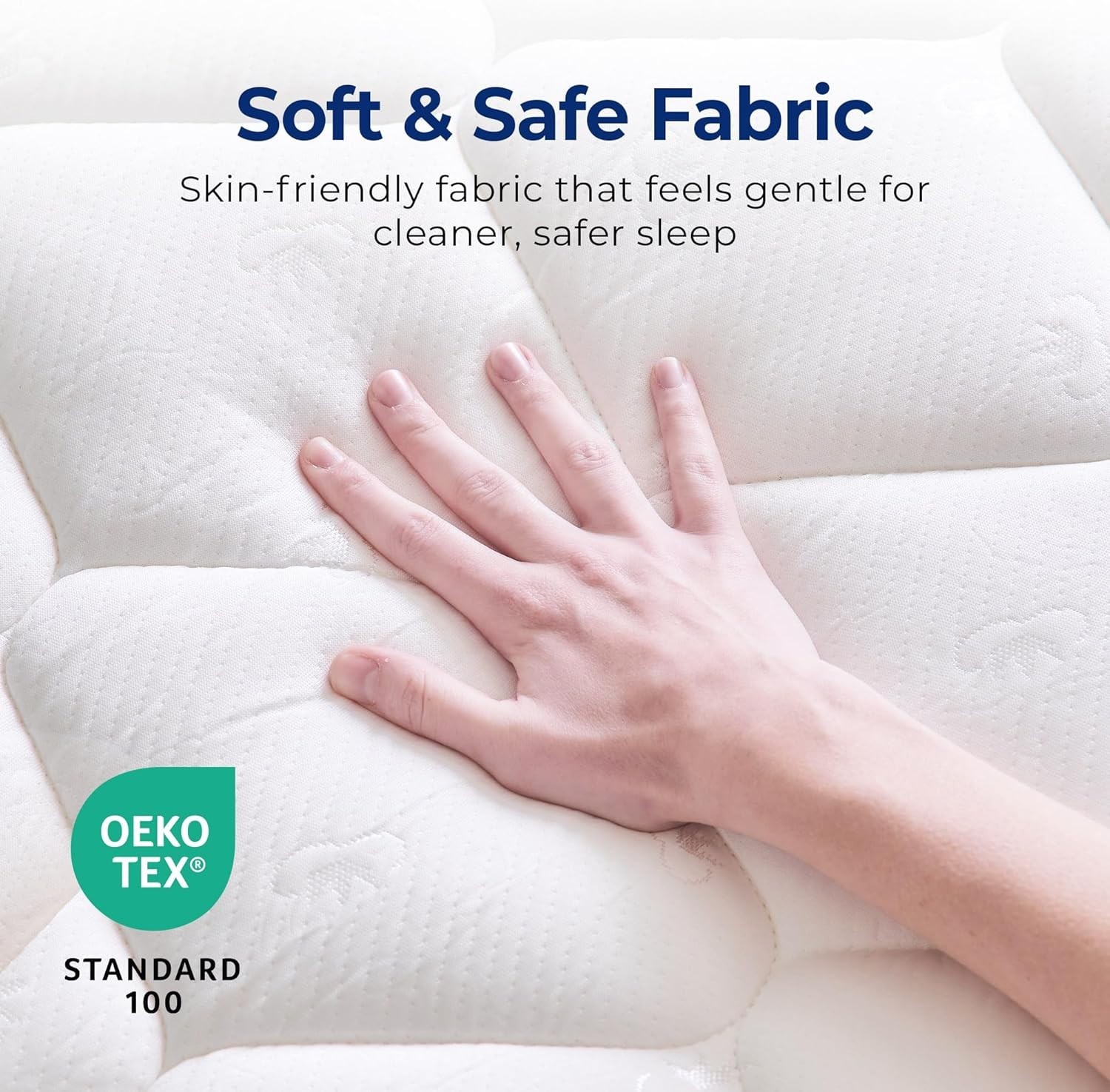 Breathable 8-Inch Twin Mattress – Medium Firm Gel Memory Foam & Spring Support