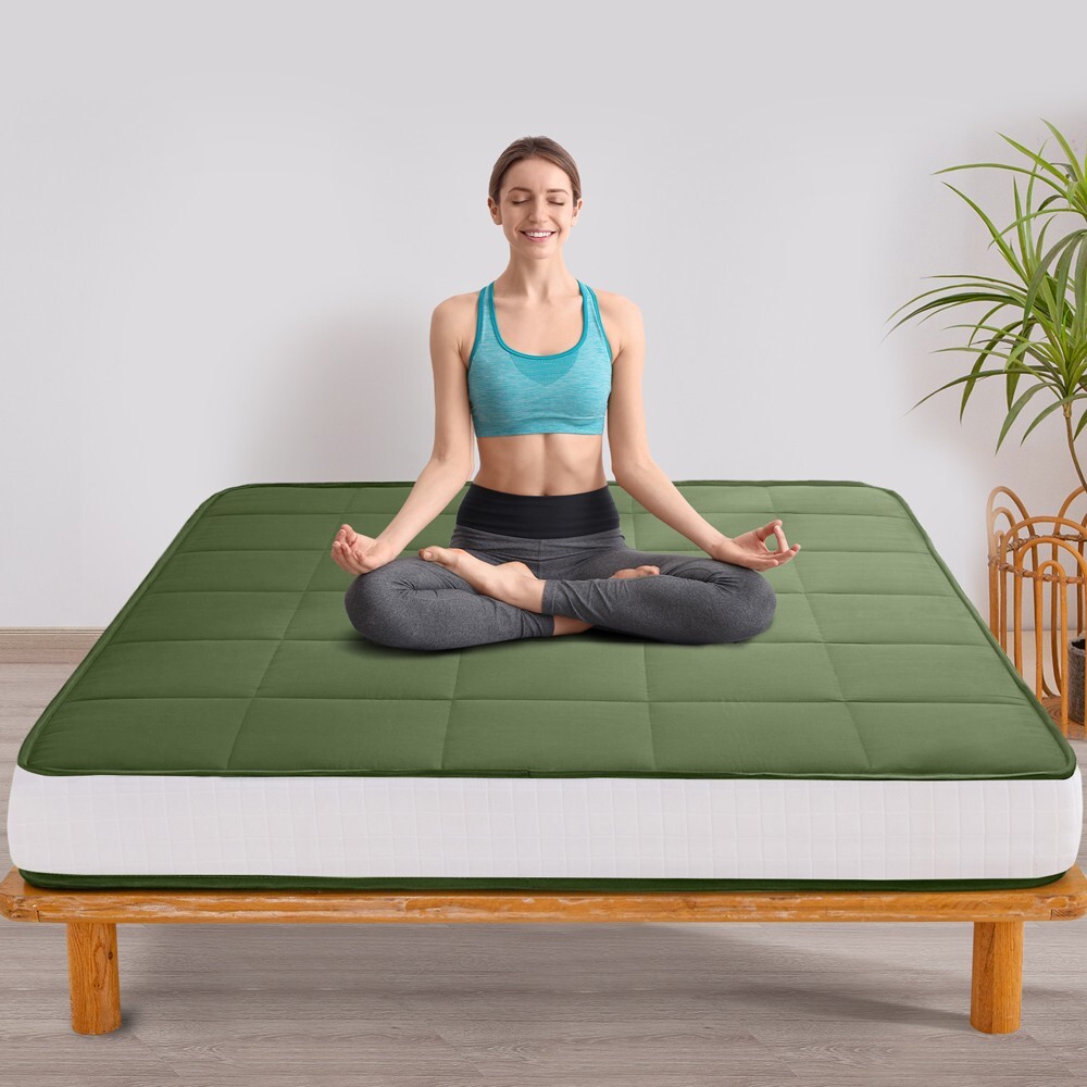 6″ Thick Japanese Foldable Futon Mattress Topper Floor Mattress Pad Guest Bed