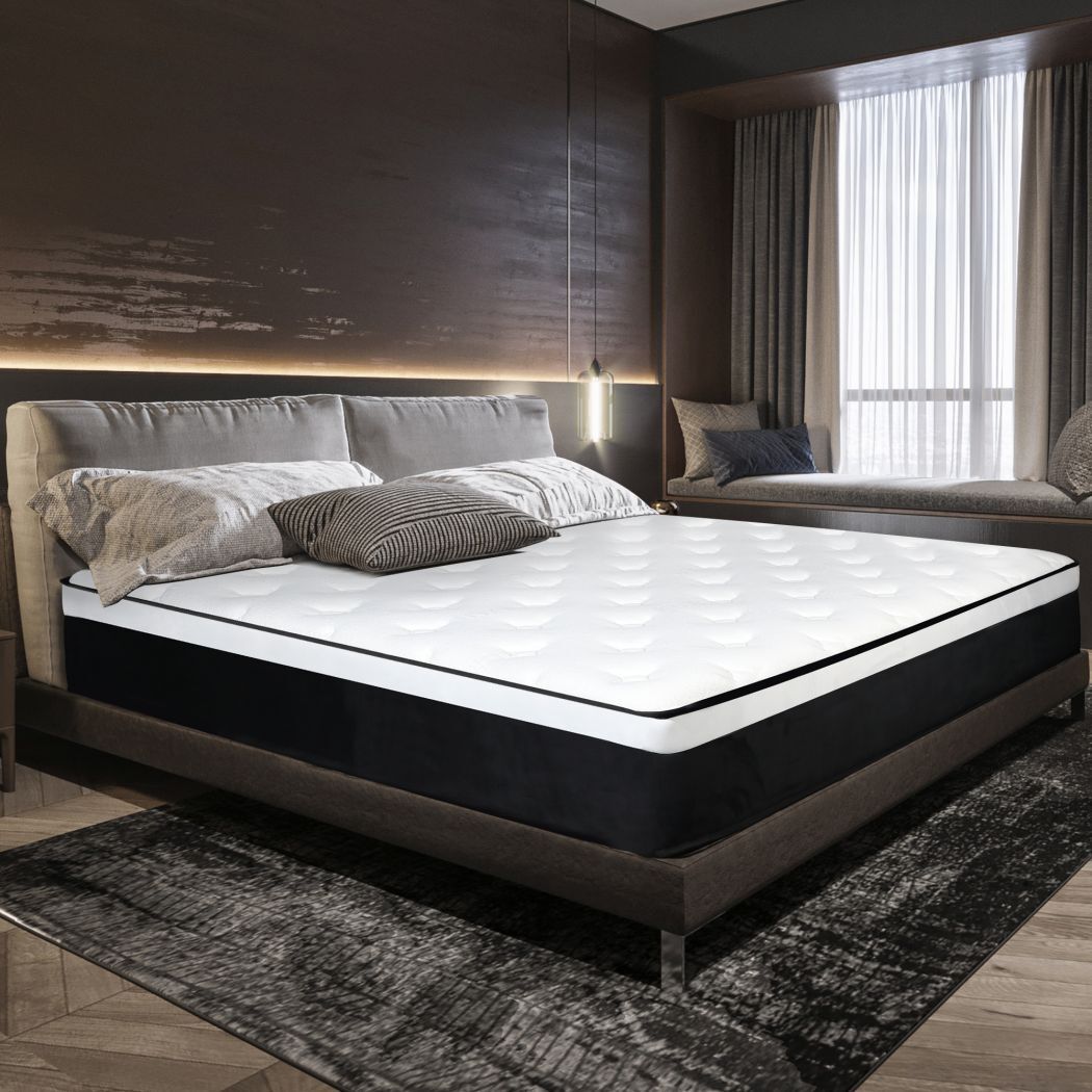 14 Inch Queen Size Mattress Hybrid Memory Foam Pocket Spring Mattress in A Box