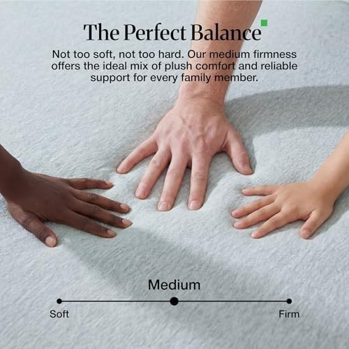 12″ King Size Cooling Gel Memory Foam Mattress – Medium Firm, Pressure Relief, C