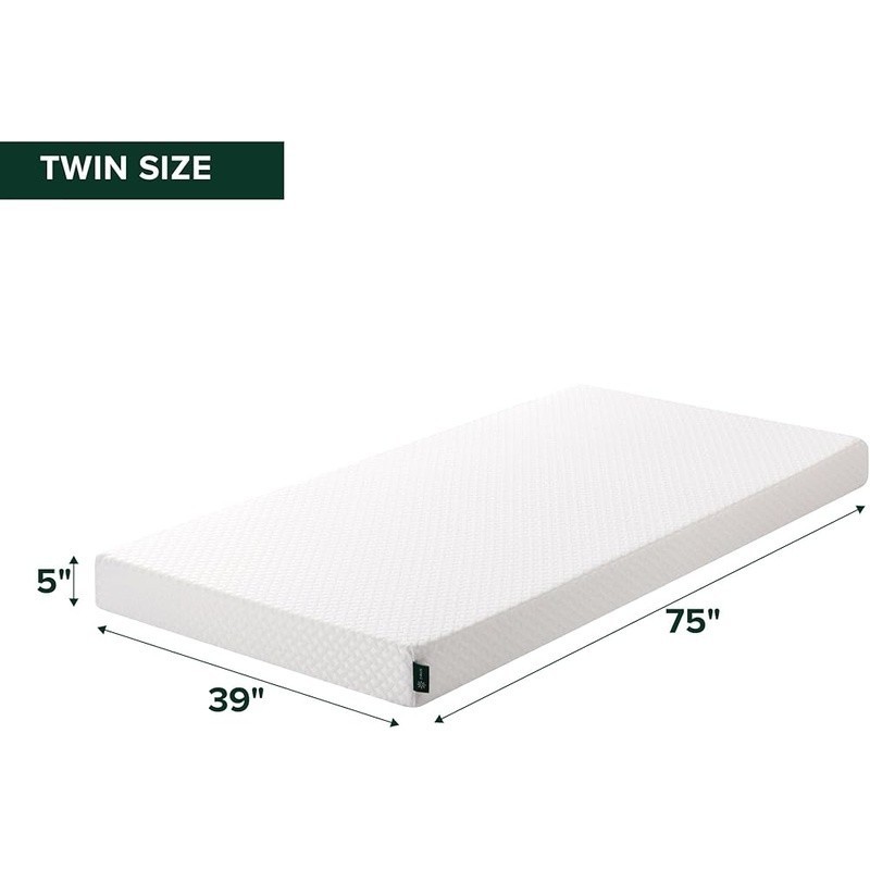Cooling Airflow Memory Foam Mattress Twin Medium Firm W/ Breathable Cover New