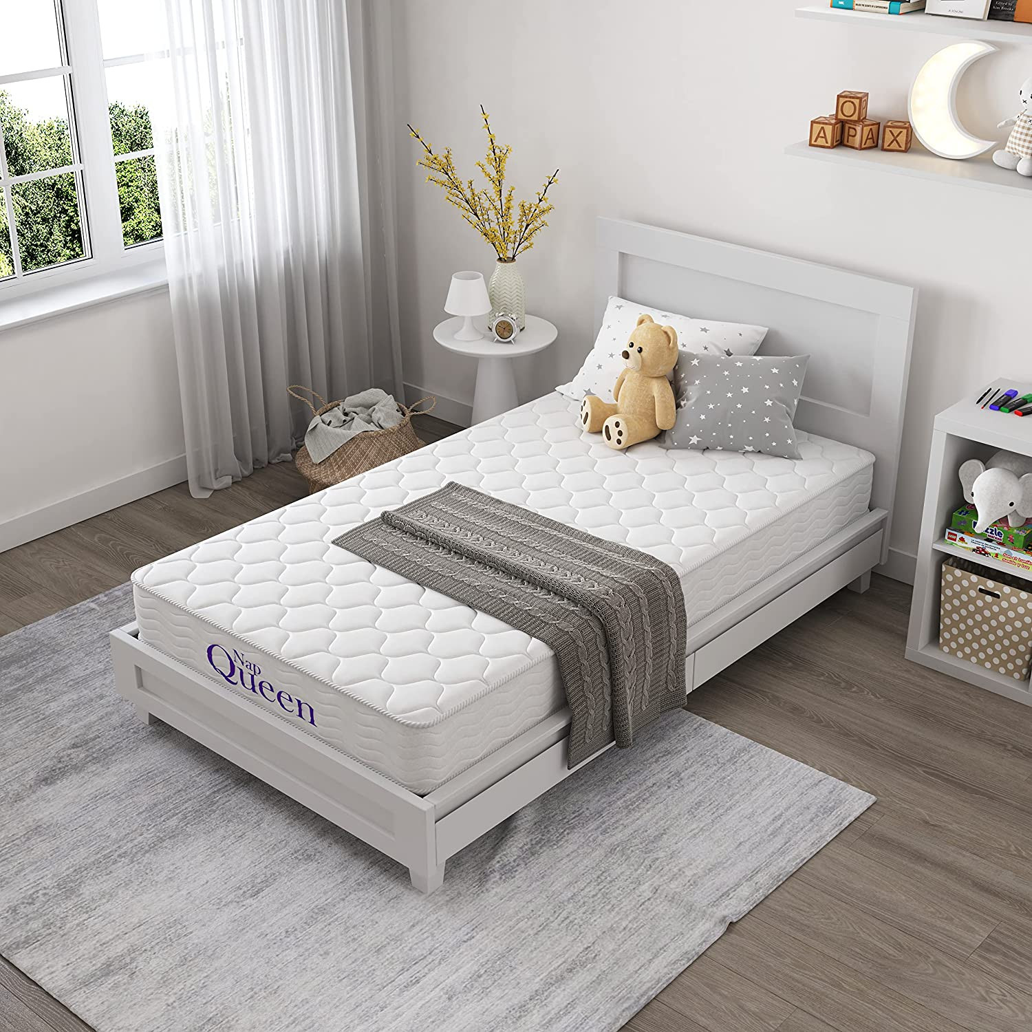 Twin-Xl Mattress, 6 Inch Elsa Innerspring Medium Feel, Certipur-Us Certified, Tw