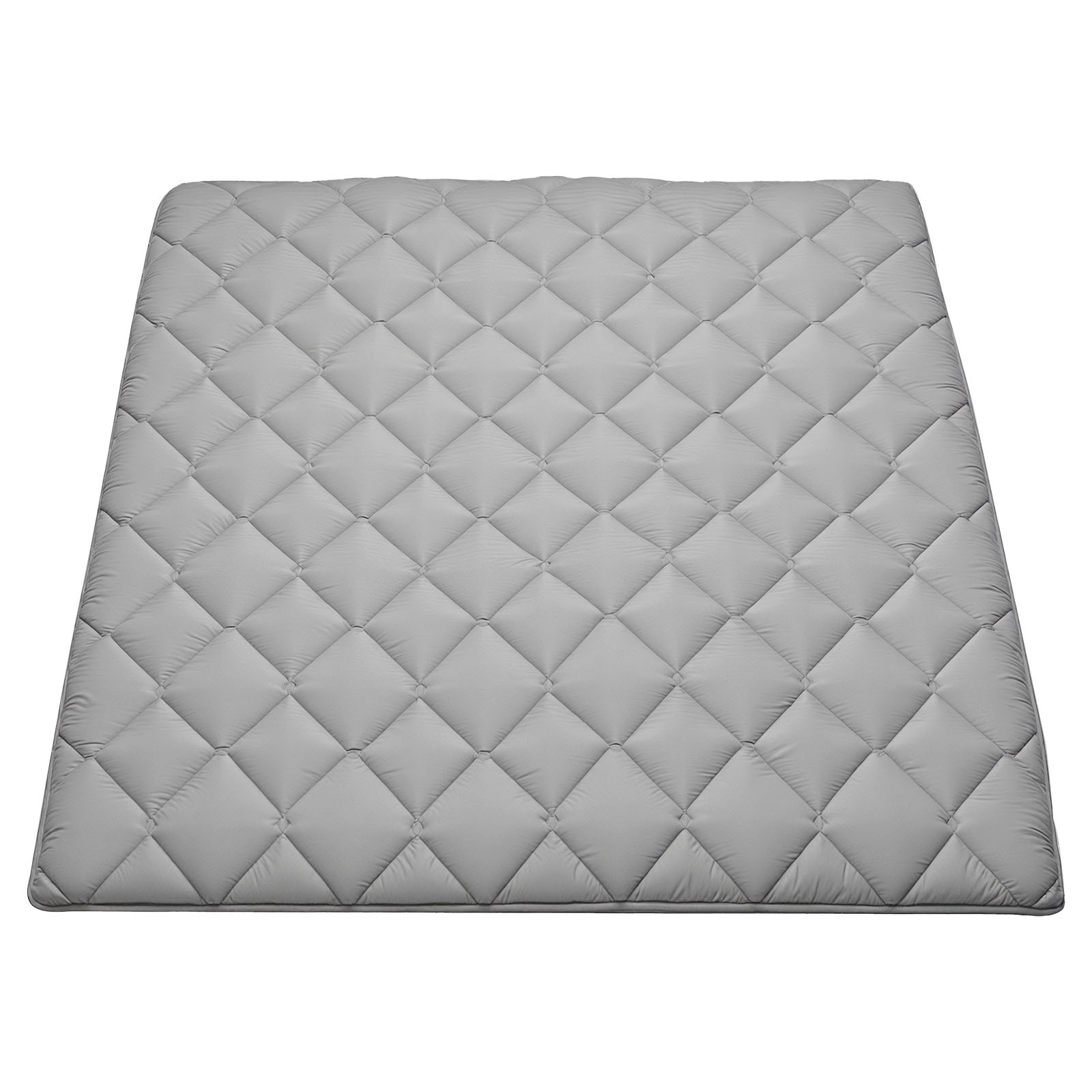 Uimoso Japanese Tatami Mattress Queen Size Foldable Futon with Storage Bag Gray
