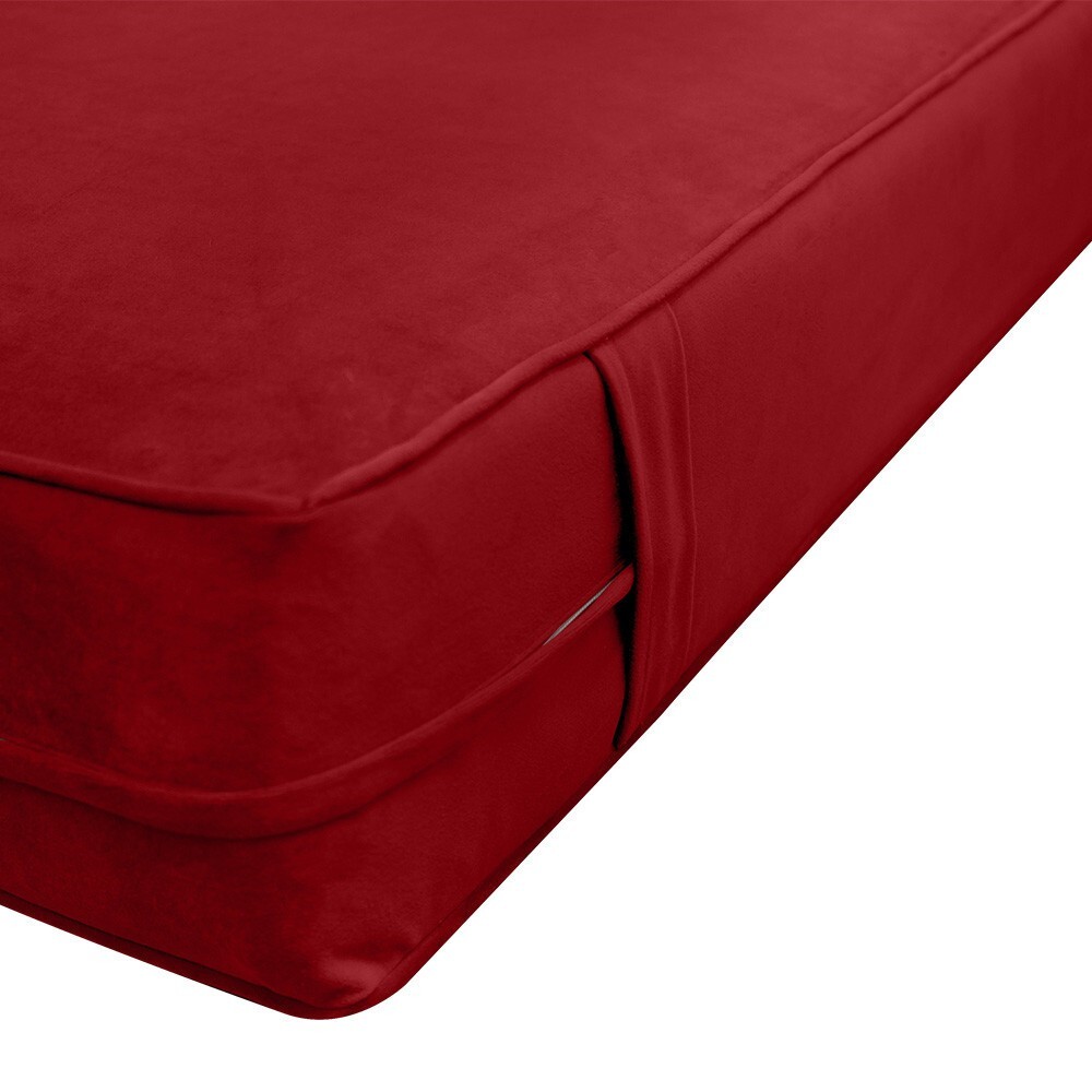 Same Pipe 6″ Twin-XL 80x39x6 Velvet Indoor Daybed Mattress |COVER ONLY|-AD369