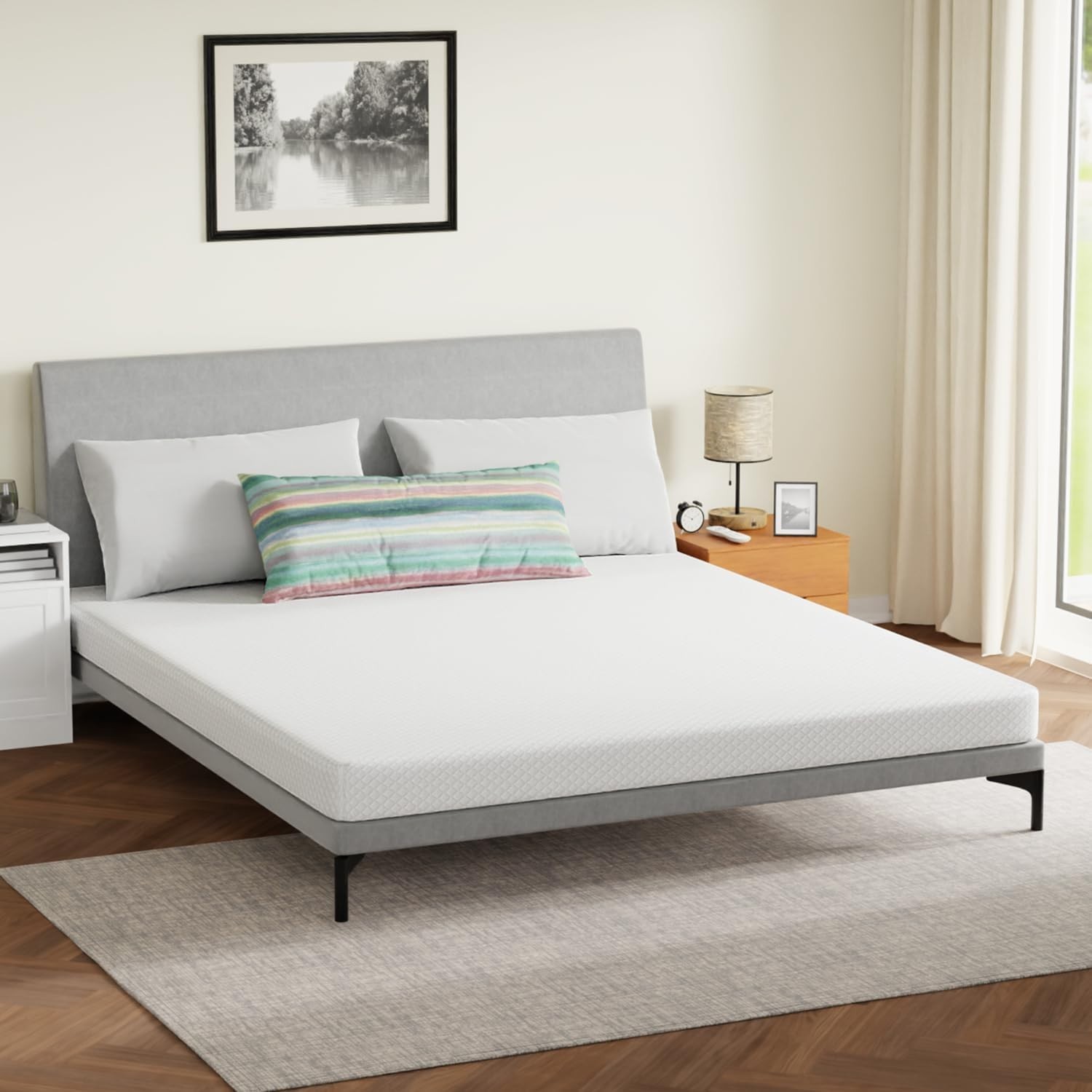 Luxurious 5-Inch California King Gel Memory Foam Mattress | Medium Firm Comfort