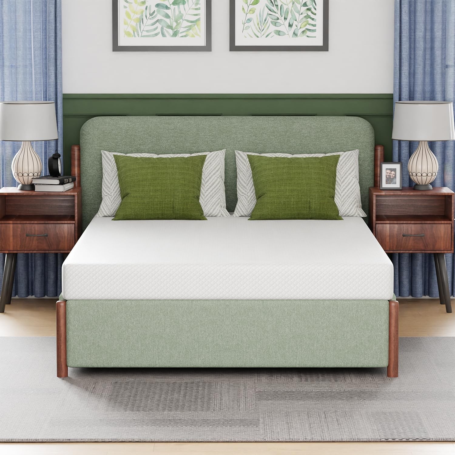 FDW | 6 Inch Full Mattress | Medium Firm | Gel Memory Foam Mattress | White |…