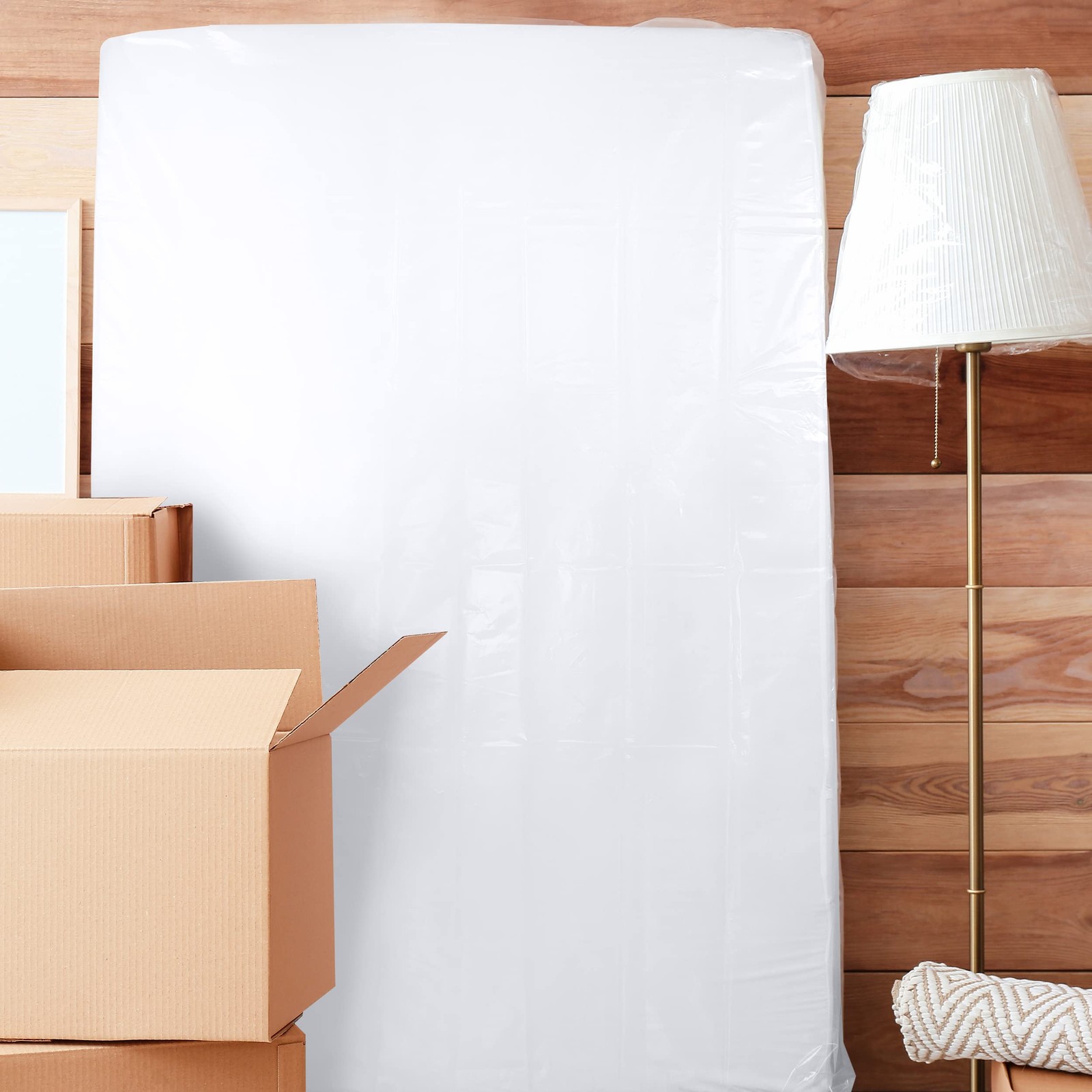 Utopia Home Queen Size Mattress Cover for Moving, 2 Mil Thick Queen, 2