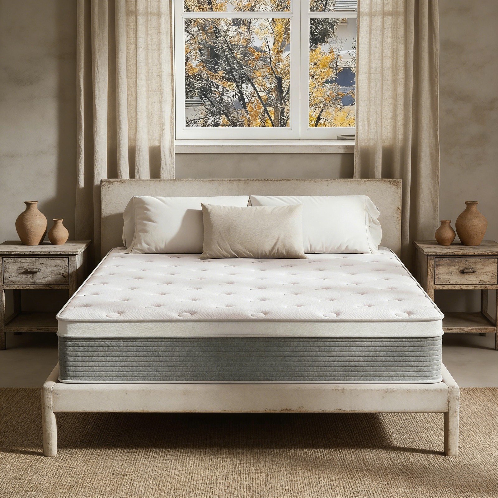 Memory Foam Hybrid Mattress Boxed Bed Mattress for All Sleeping Positions