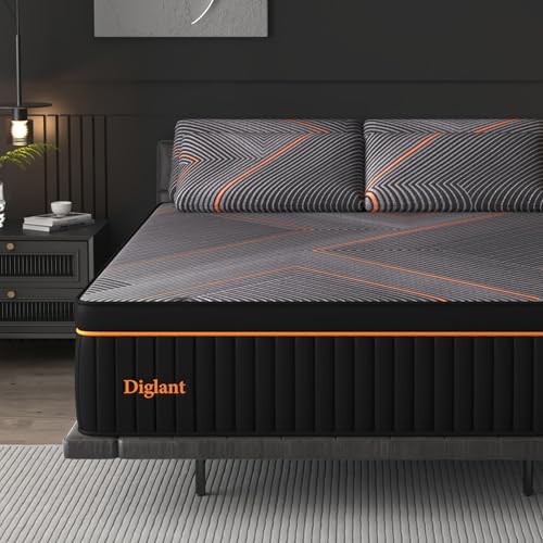 Queen Mattress, 14 Inch Plush Hybrid Mattress, Soft Memory Foam