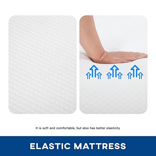 10″ Twin Gel Memory Foam Mattress – Medium Firm, Pressure Relief, Cooling, Washa
