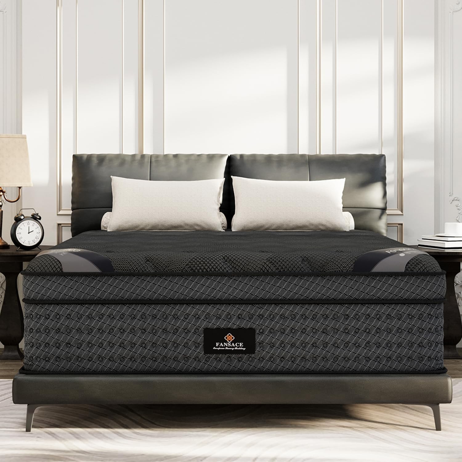 King Size Mattress (High-End Upgraded) Hotel-Level Luxury 16 Inch Hybrid King Ma