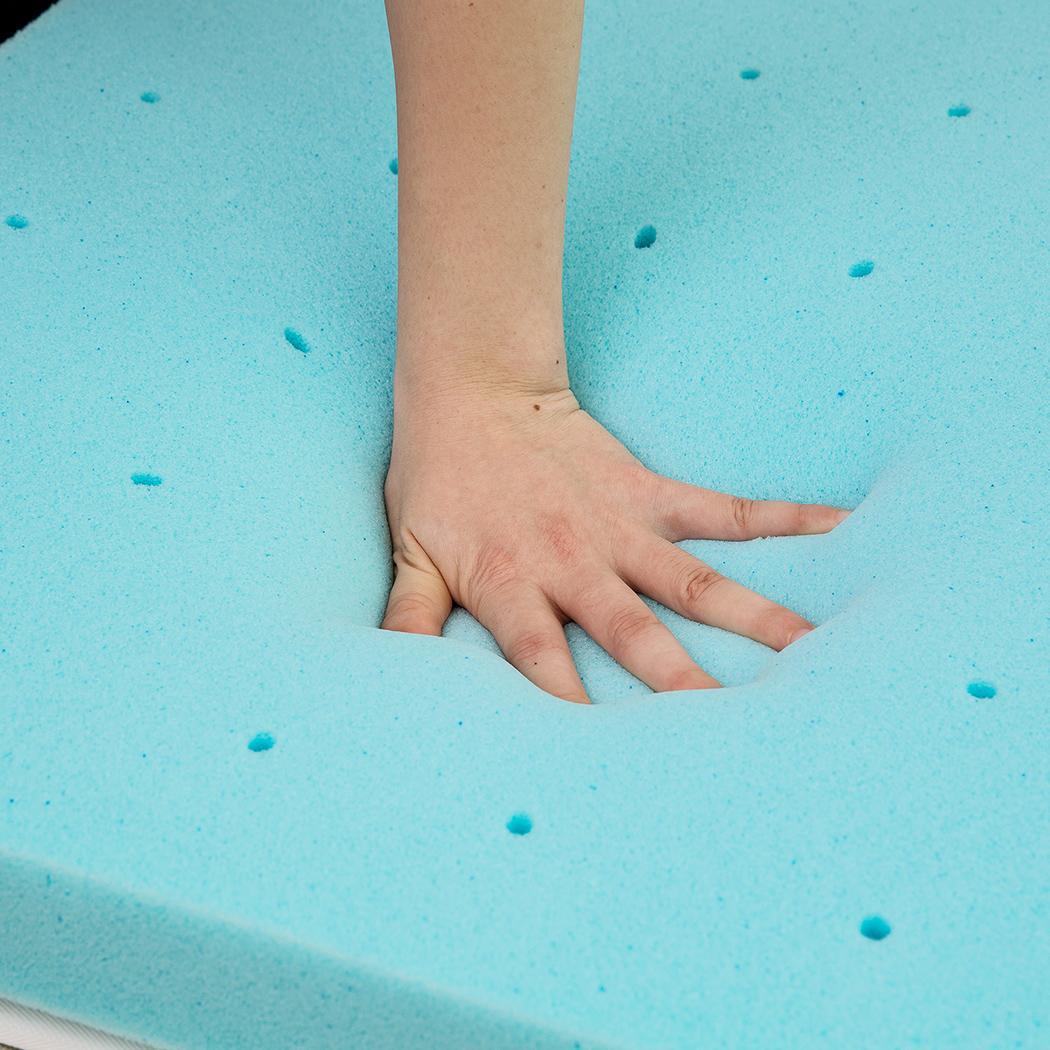 Memory Foam Mattress Topper-2” 3” Gel Infused Ventilated Design Mattress Pad