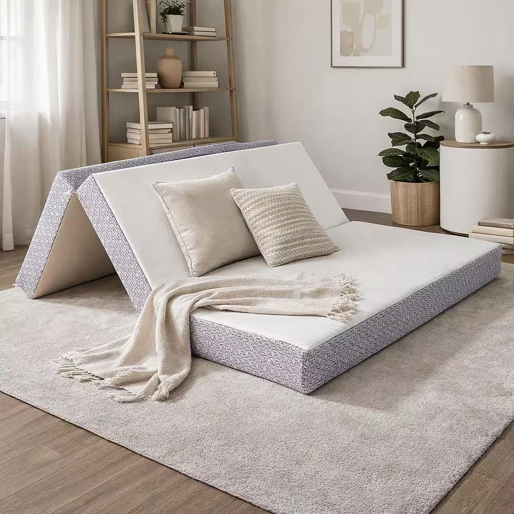 Coolsoft Queen Soft Memory Foam 6 In. Folding Mattress