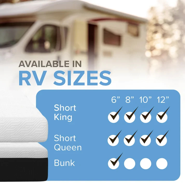RV Essentials Memory Foam Mattress
