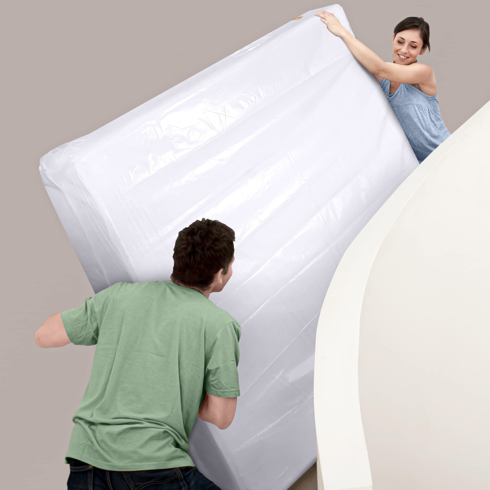 Utopia Home Queen Size Mattress Cover for Moving, 2 Mil Thick Queen, 2