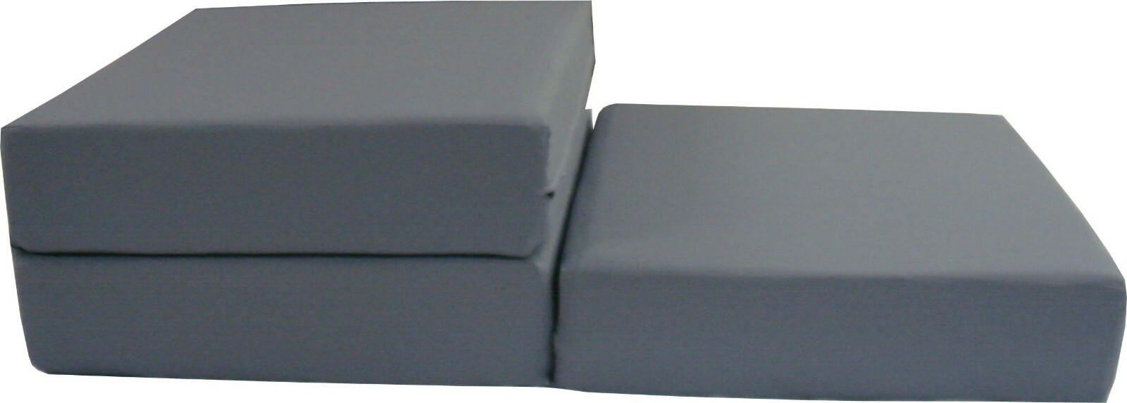 Shikibuton Trifold Foam Beds 1.8 lbs Density, Folding Mattress 6x27x75, Gray