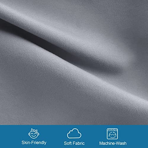 Cot Sheets 30″ x 75″ x 9″, 4 Piece Cot Sheet Set, Cot Size Cot (1 Pack) Grey