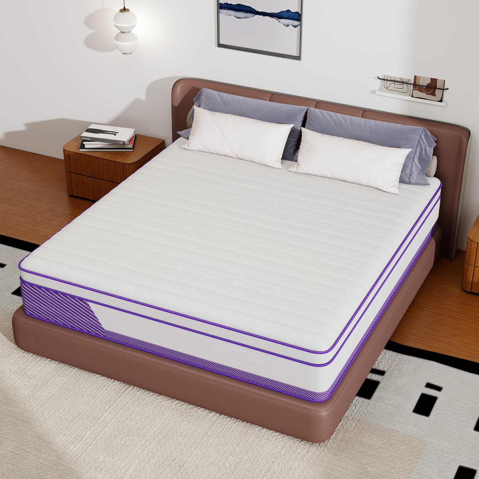 12″ 14″ Mattress Twin Full Queen King Size Hybrid Pocket Spring Memory Foam Bed