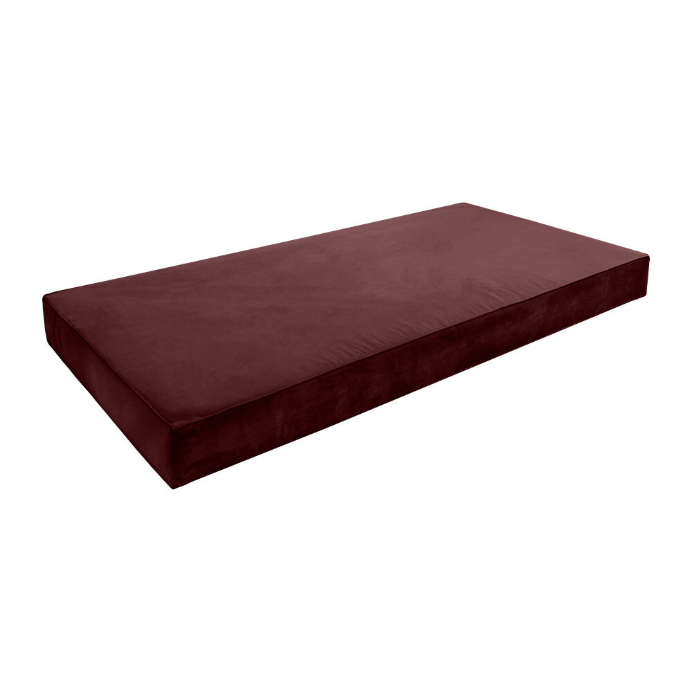 Same Pipe 6″ Twin 75x39x6 Velvet Indoor Daybed Mattress |COVER ONLY|-AD368