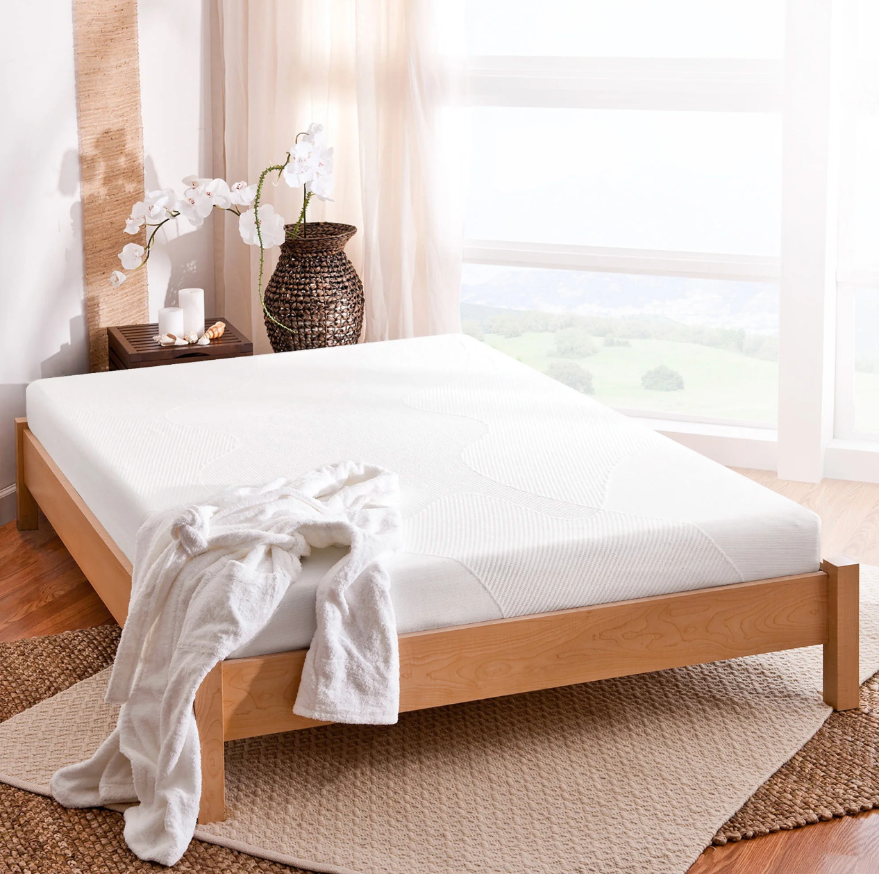 Colchón Full 6” Memory Foam Full Size 6 Inch Mattress Tight Top Bed in a Box