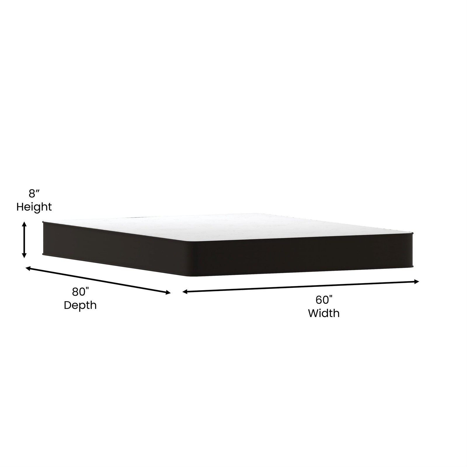 8″ Hybrid InnerSpring Queen Premium Cooling Mattress in a Box