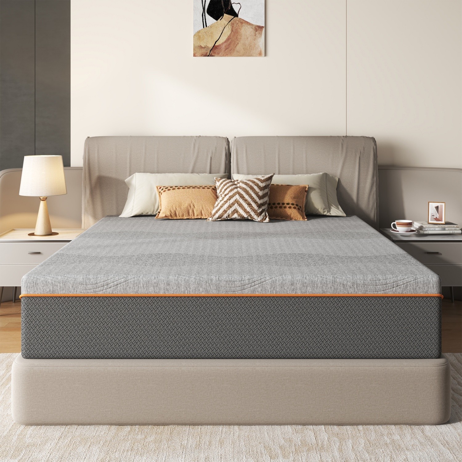 14in Full/Queen/King Size Memory Foam Mattress Medium Soft CertiPUR-US Certified