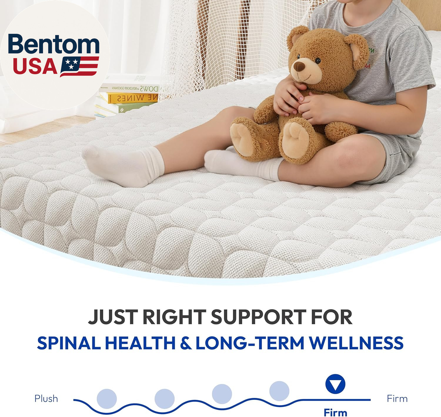6 Inch Full Size Mattress, Firm Gel Memory Foam Full Mattress in a Box, Firm Bac