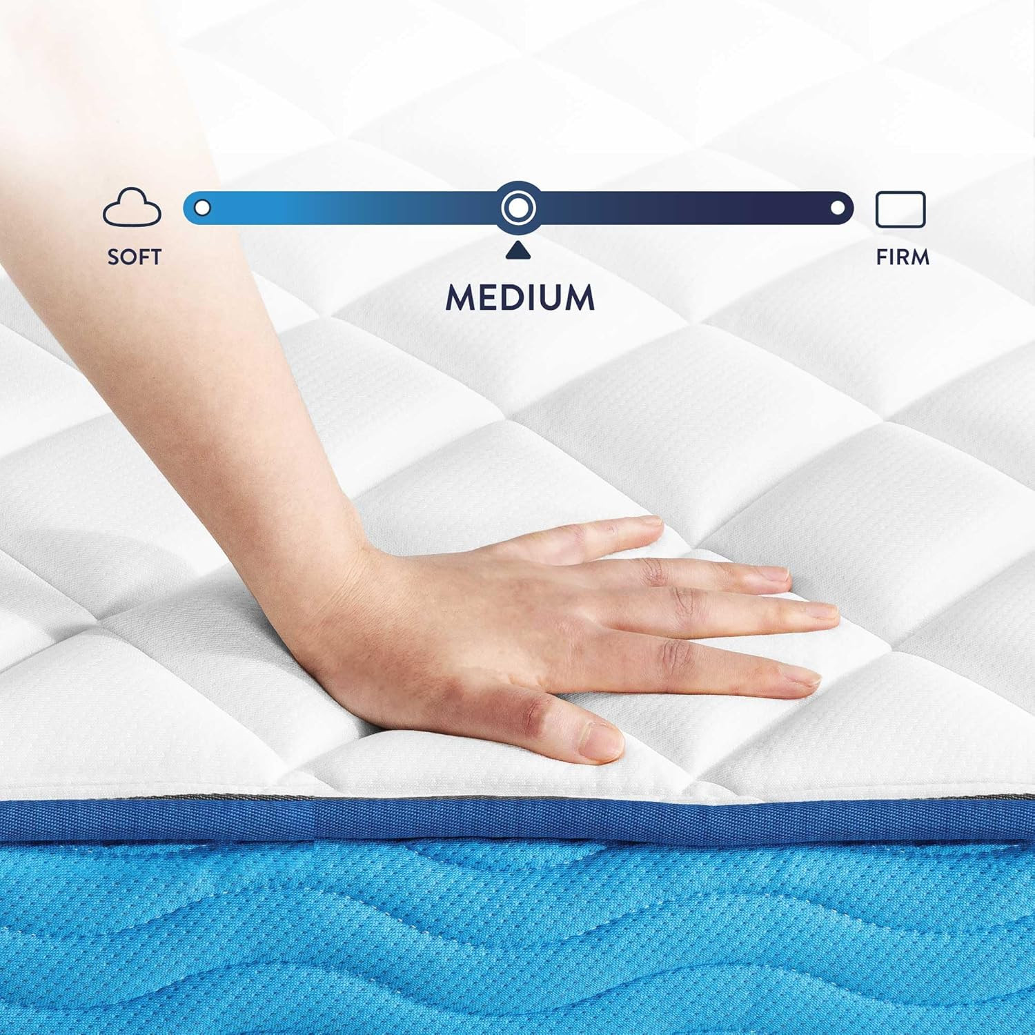 10 Inch Hybrid Mattress, Tight Top, Supportive Foam, Pocketed Coils, Certified S
