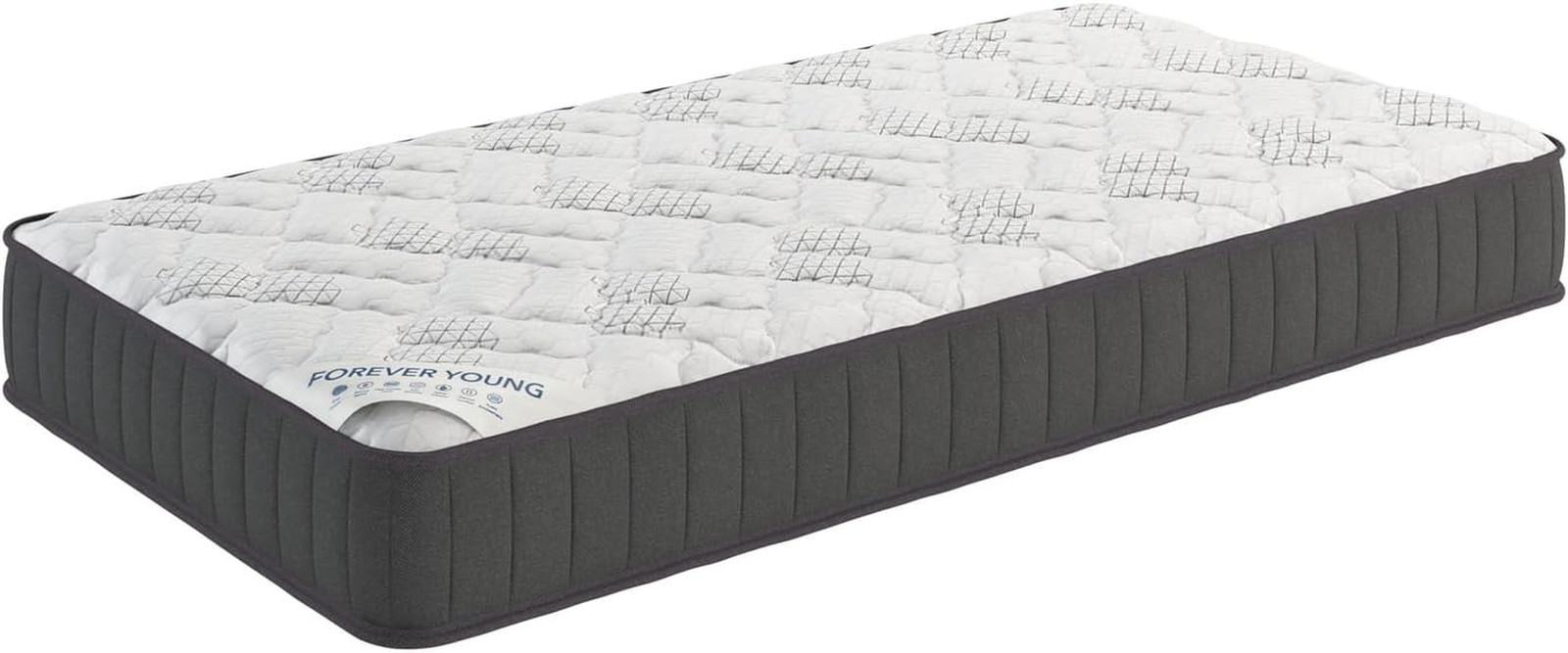 Ottomanson 9″ Hybrid Twin Mattress – Firm – Made in USA – Individually Pocketed