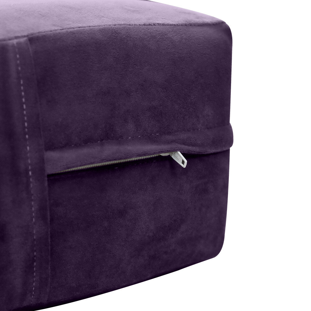 Knife Edge 6″ Twin Size 75x39x6 Velvet Indoor Daybed Mattress |COVER ONLY|-AD339