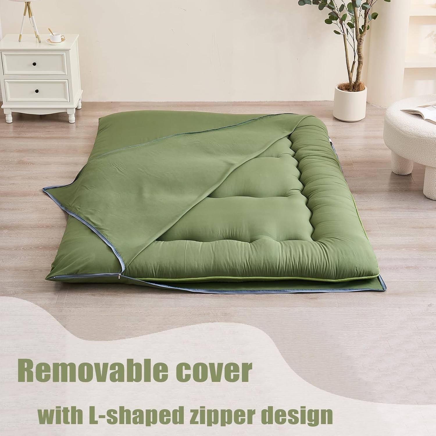 Multi-Functional Twin Size Roll-Up Futon Mattress – Perfect for Camping & Guests