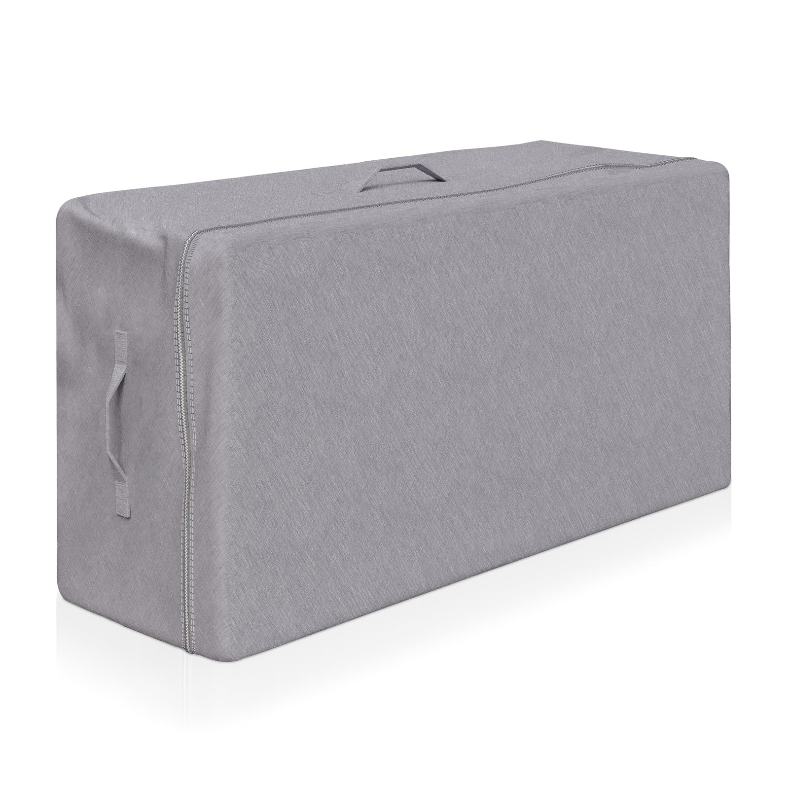 Milliard Carry Case for Tri-Fold Mattress, Fits up to 6 Full, Grey 6 Inch