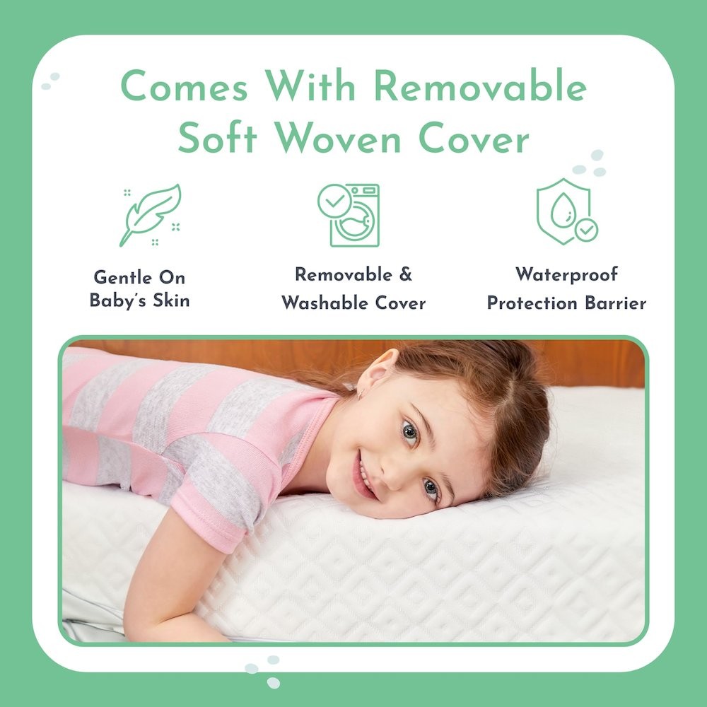 Evolur Sleep, Comfort Lite Plus With Natural Eucalyptus Fiber Crib And…