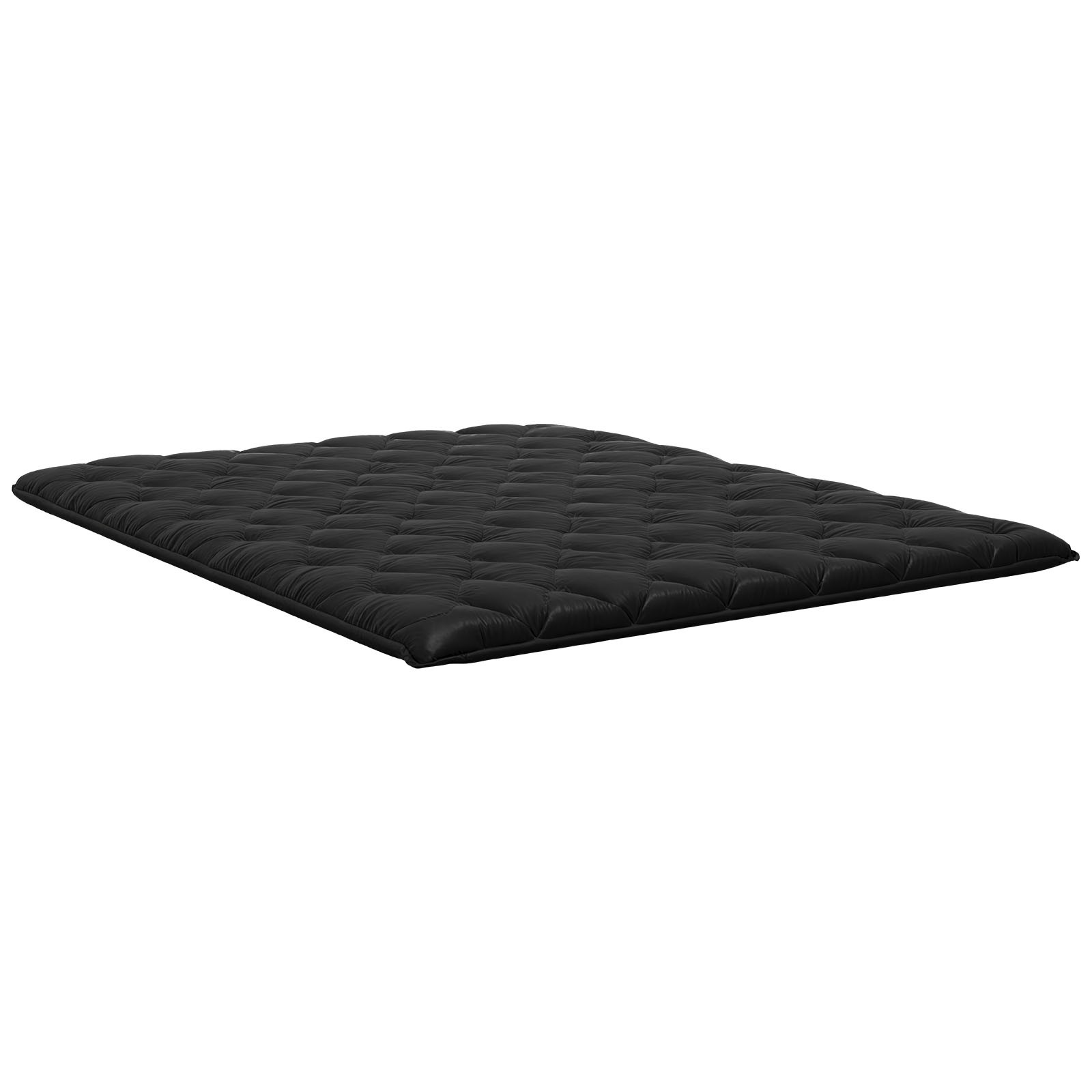 VEVOR Japanese Tatami Mat Queen Foldable Futon Mattress with Storage Bag Black