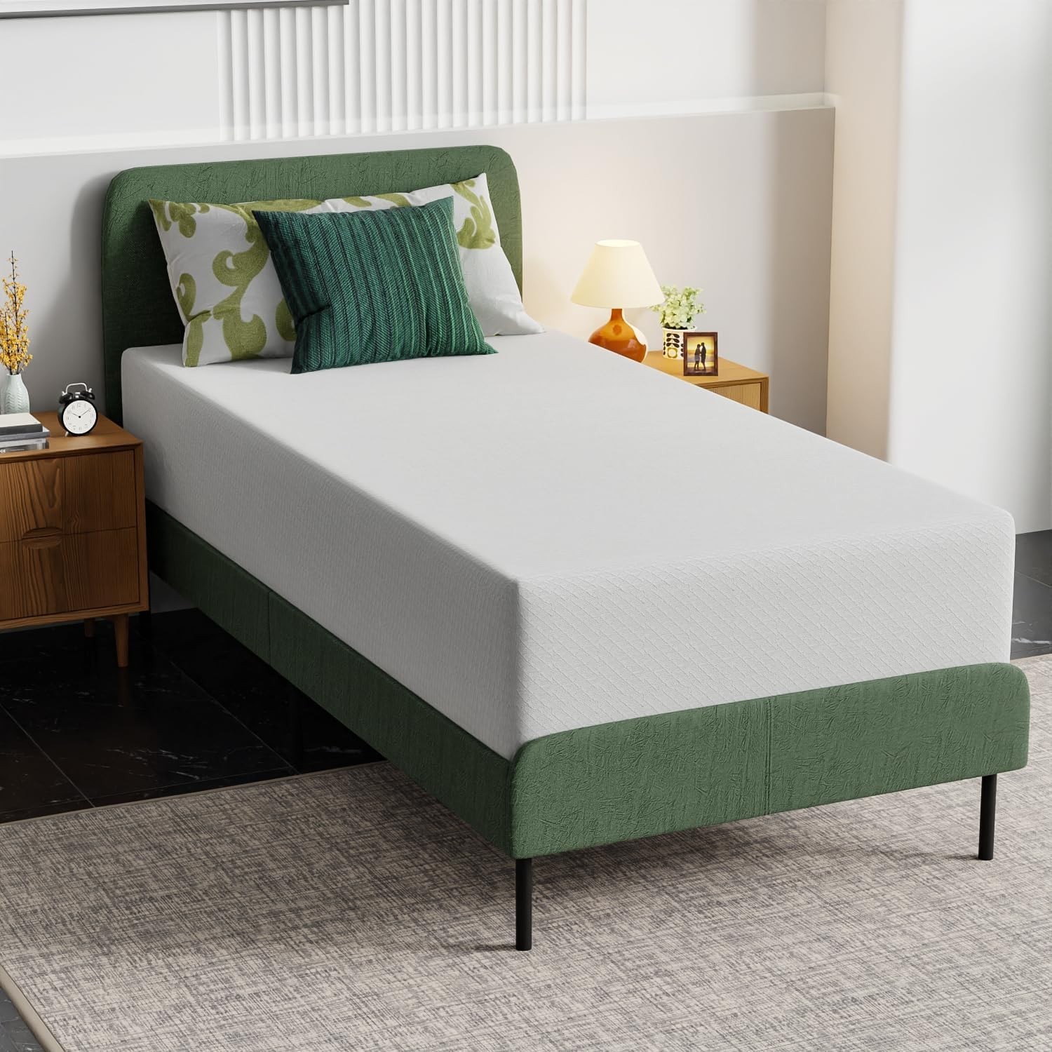 Cooler Sleep 12 Inch Medium-Firm Twin XL Mattress – Gel Memory Foam Comfort