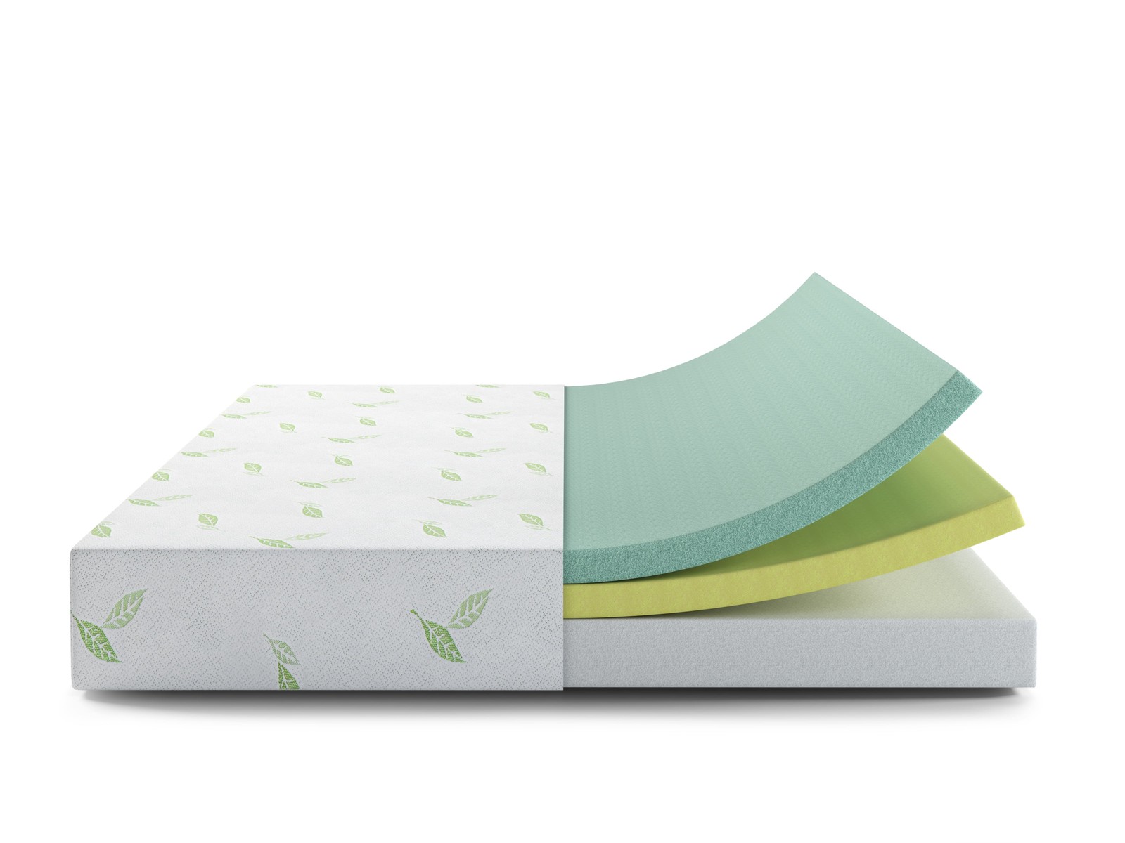 6″ 8″ 10″ 12″ Green Tea Infused Memory Foam Mattress Twin, Full, Queen, King