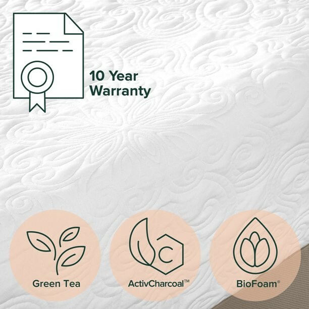Spa Sensations by Zinus Serenity Memory Foam Mattress, Variable Size